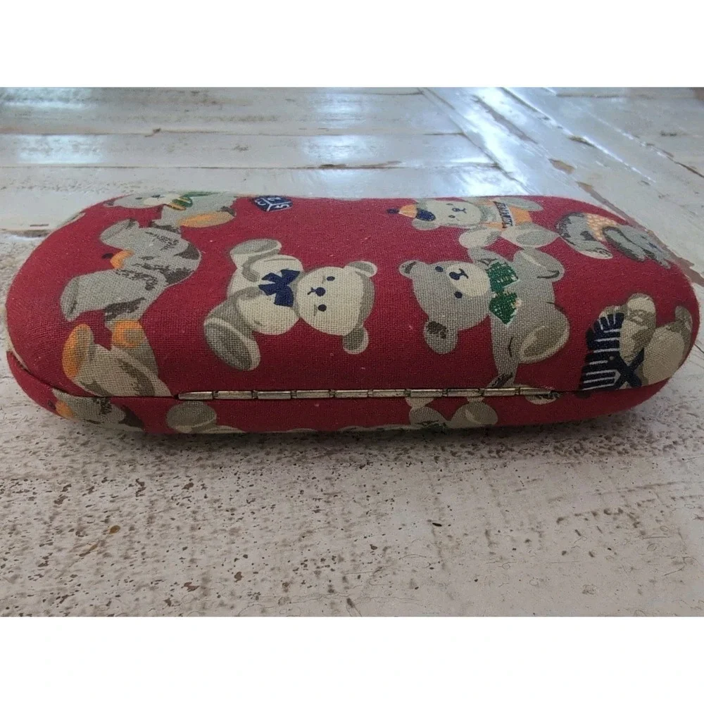 Teddy Bear Hard Shell Eye‎ Glass Case